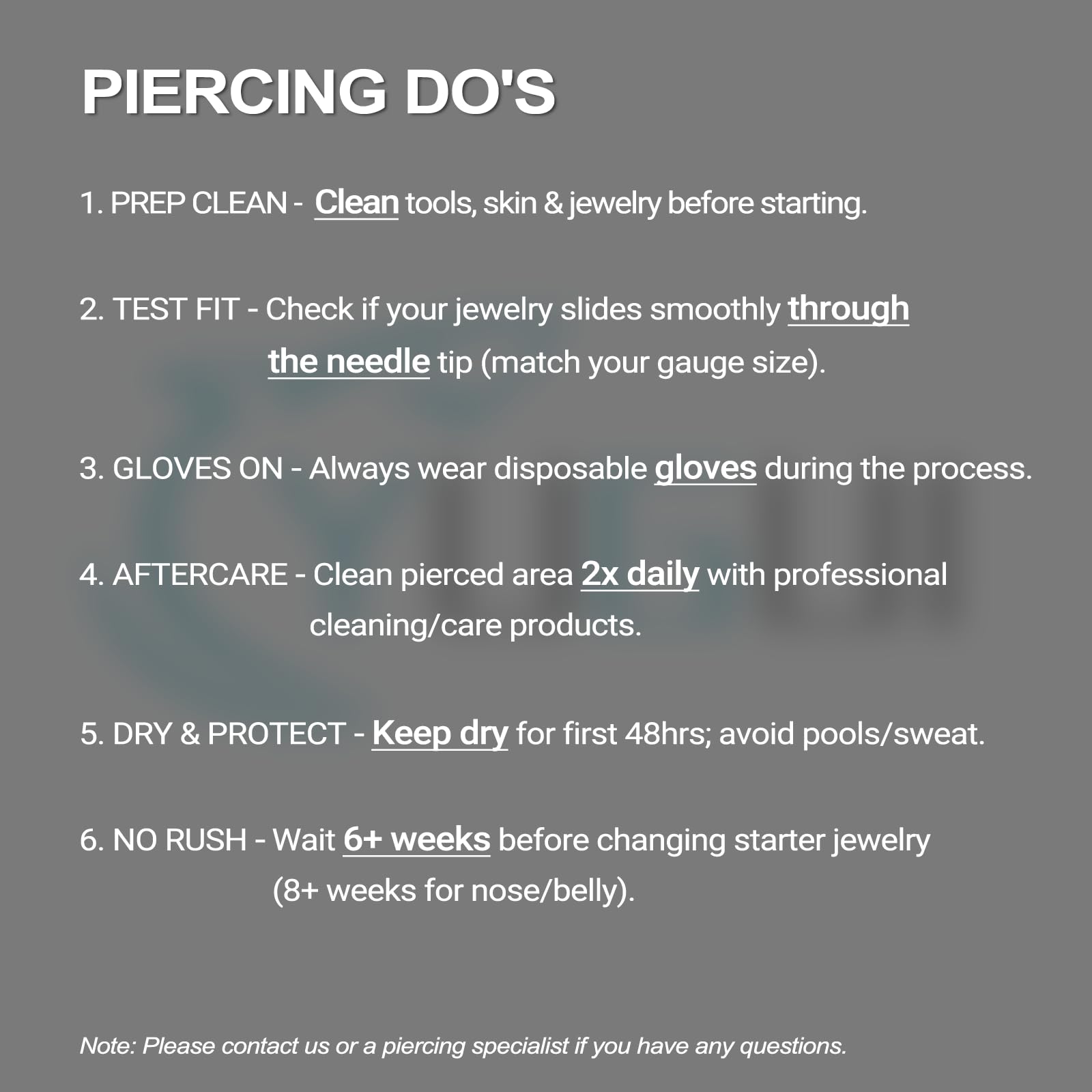 Yugui mark pen for precise alignment before piercing