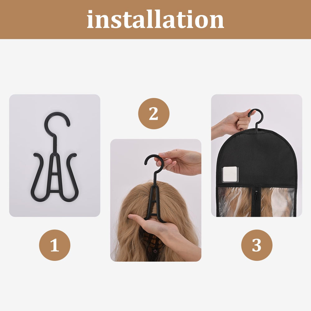 YUJIASH storage system supports multiple wigs with orderly arrangement