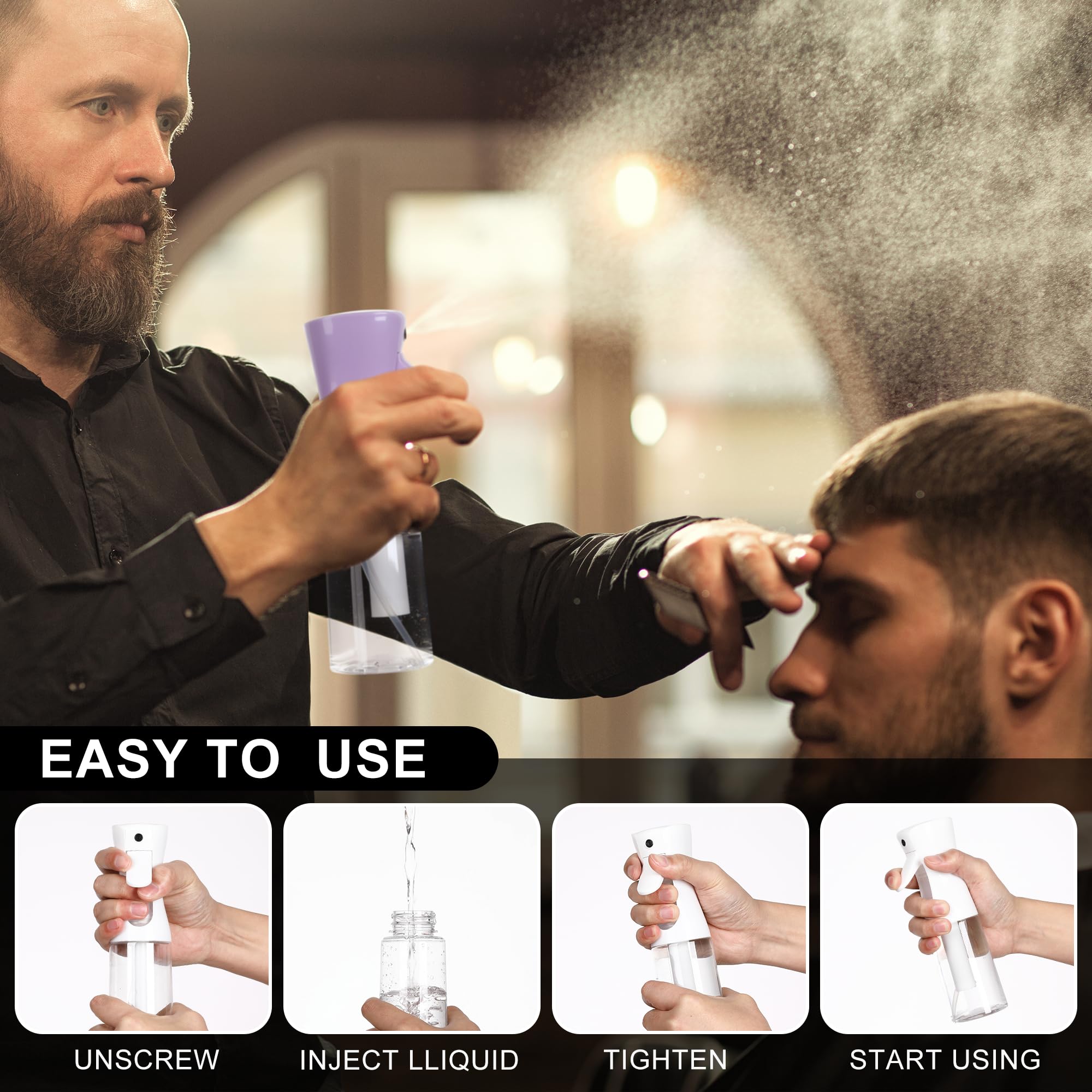 YULING-X multi-purpose empty bottle for hair care, cleaning, and plants