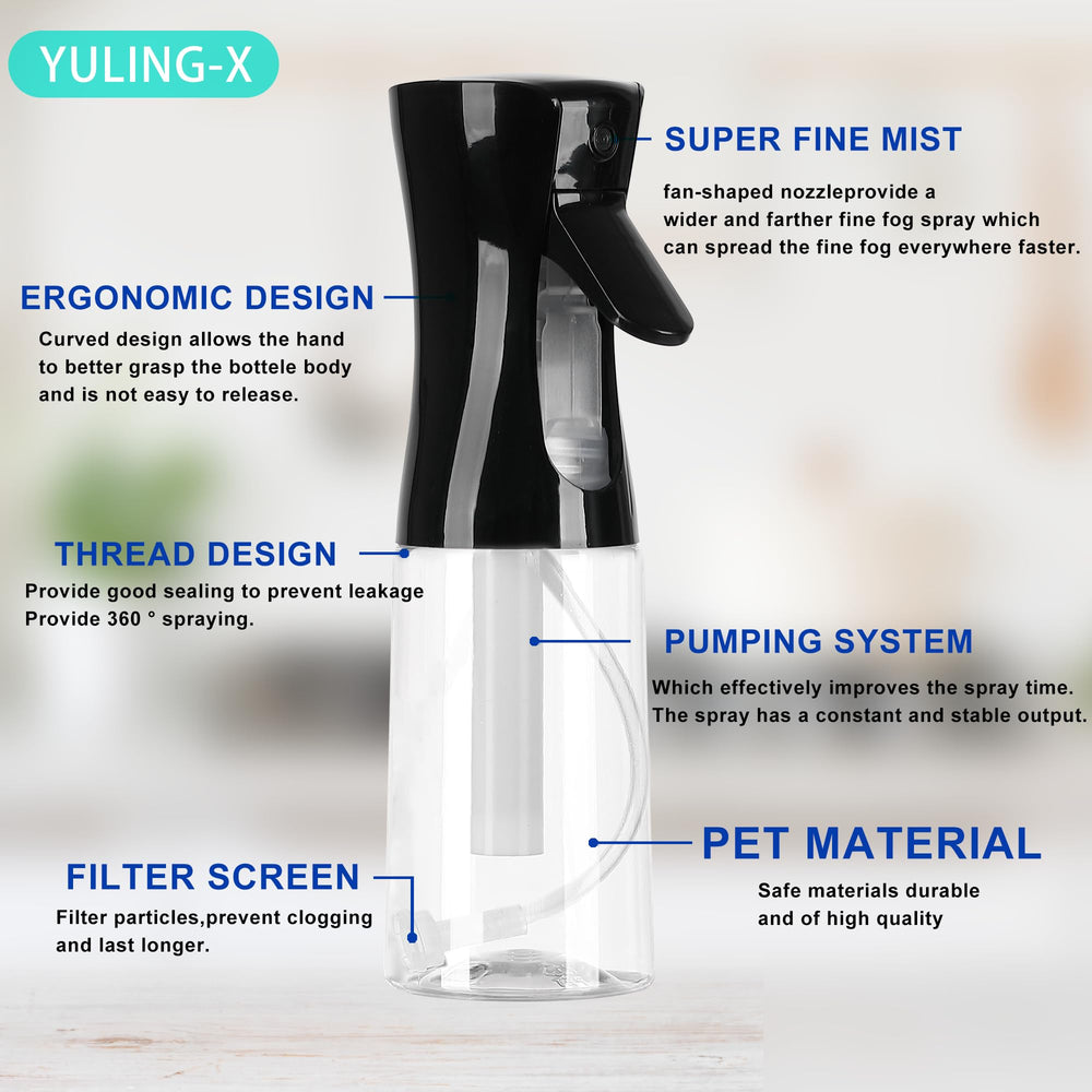 YULING-X spray bottle for cleaning delivers broad coverage for quick refreshing.