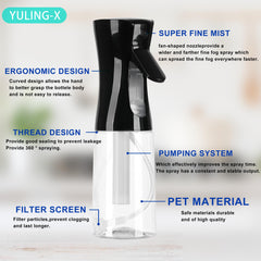 YULING-X spray bottle for cleaning delivers broad coverage for quick refreshing.