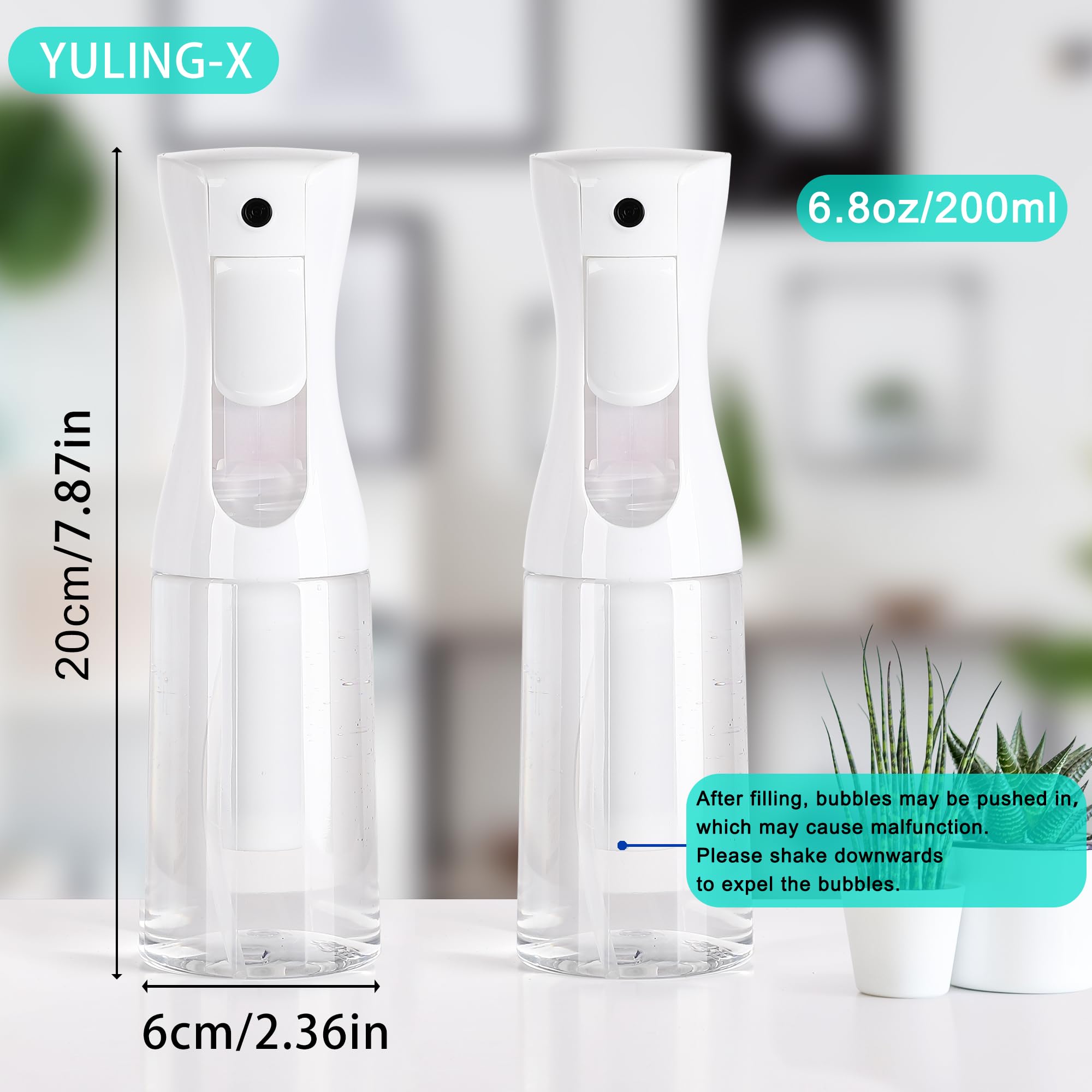 YULING-X bottle ideal for hair design and misting