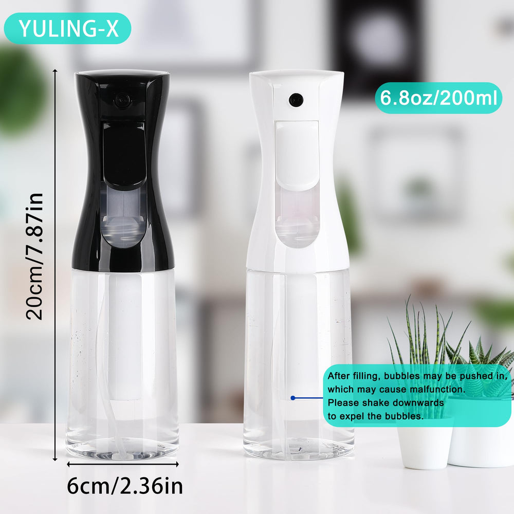 YULING-X spray bottle for hair care enables gentle, adjustable application.
