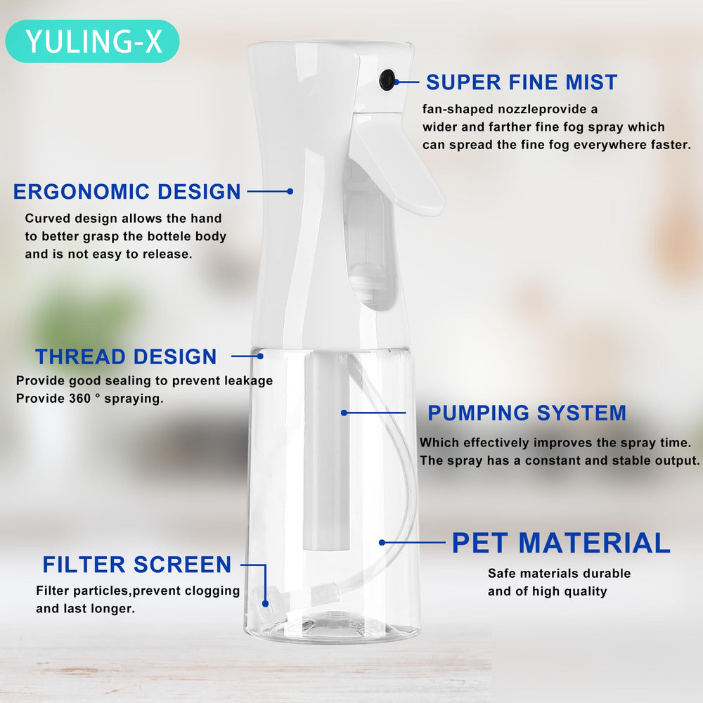 Two-pack of YULING-X spray bottles ready for multi-task use