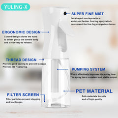 Two-pack of YULING-X spray bottles ready for multi-task use