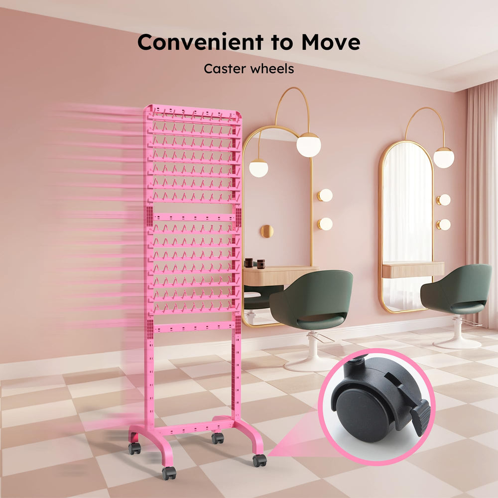 Yumkfoi pink hair separator adds style while organizing braids during sessions.