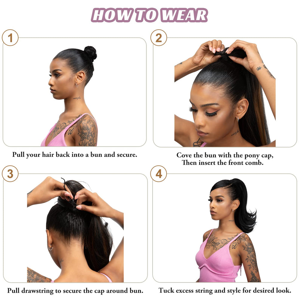 YUMOREAL beginner-friendly ponytail for simple, confident wear.