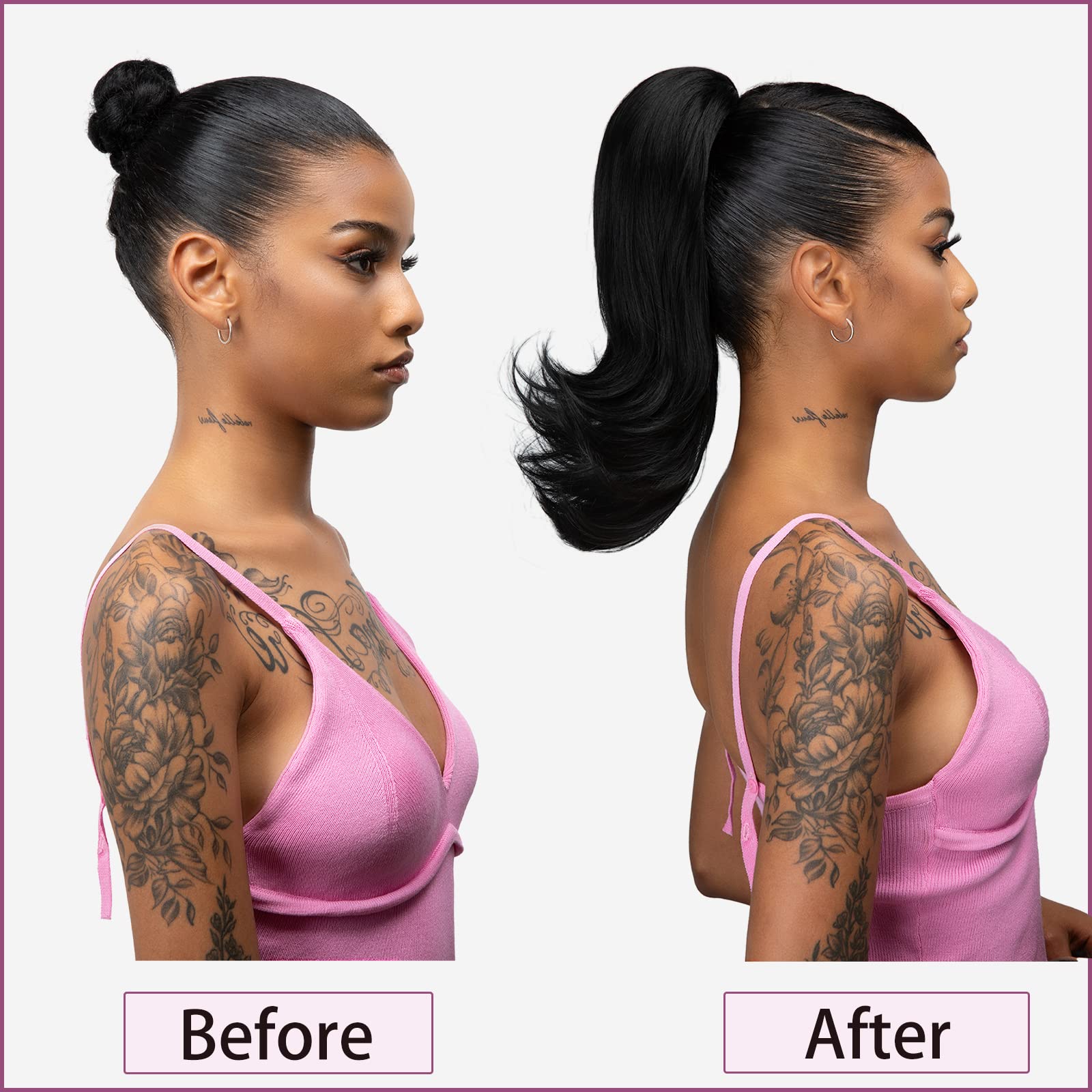 YUMOREAL drawstring design with top and bottom clips for secure fit.