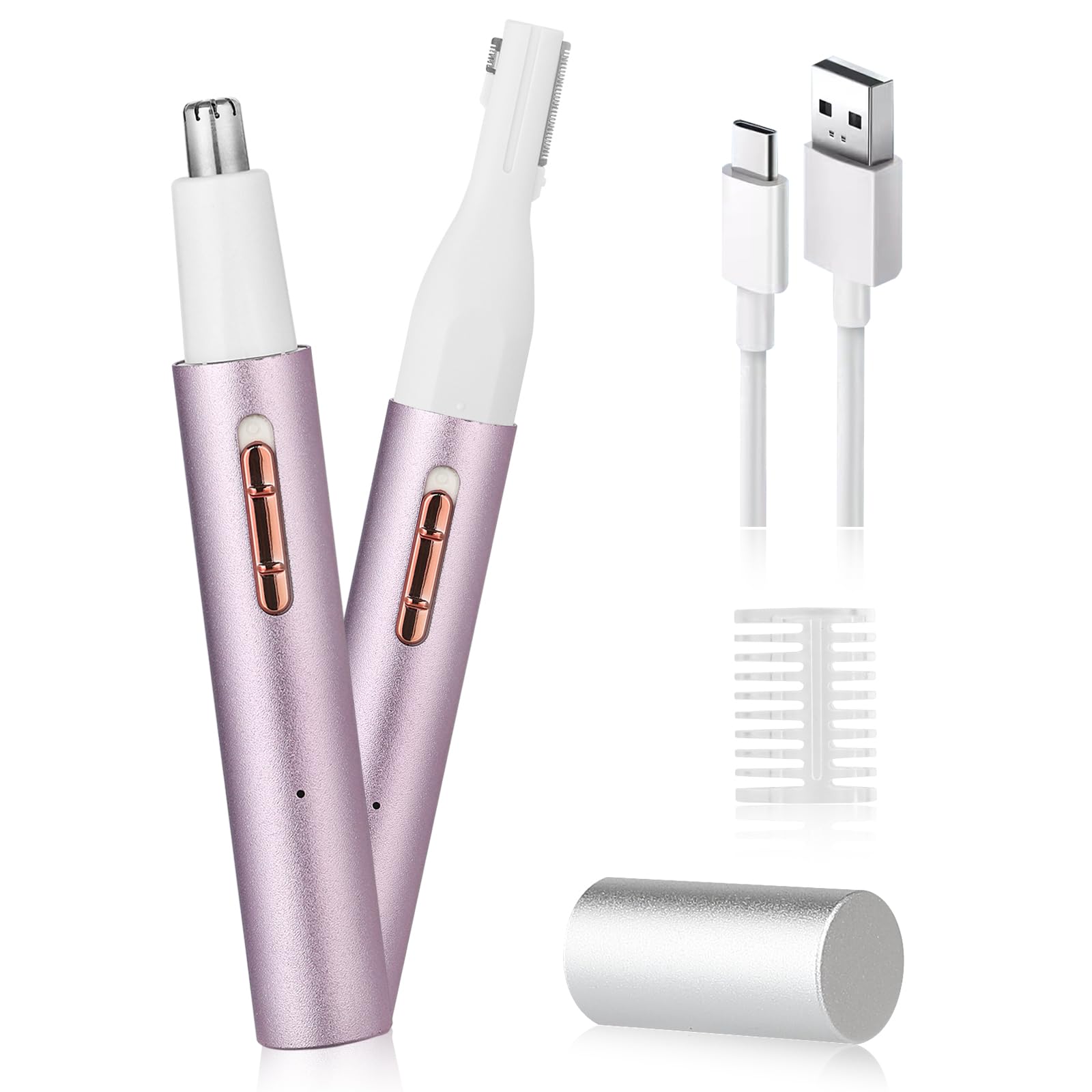Yunmiss 2026 nose and ear trimmer in a compact on-the-go design for easy grooming.