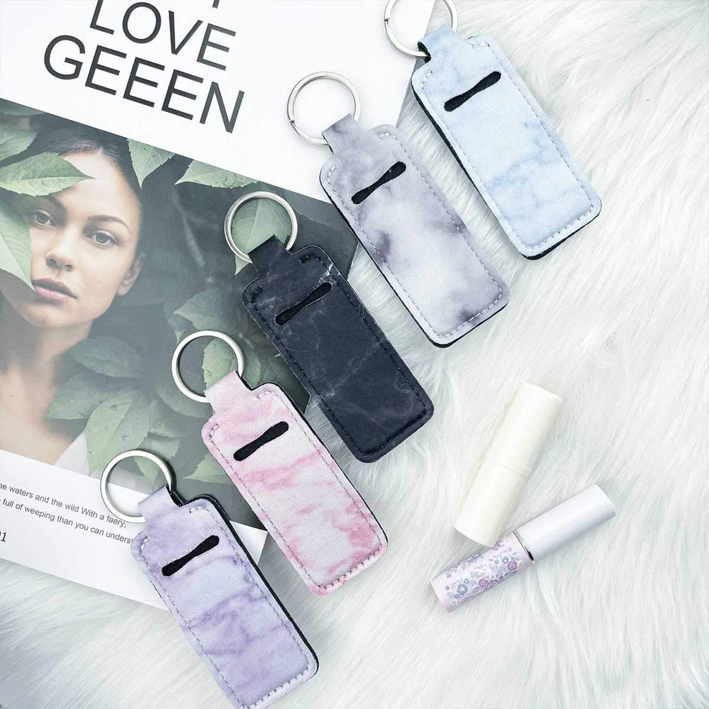 Yuntop estuche marmol para bálsamo labial regalo práctico y a la moda