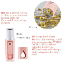 YUNYILAN nano atomization technology delivers a fine mist for quick hydration.