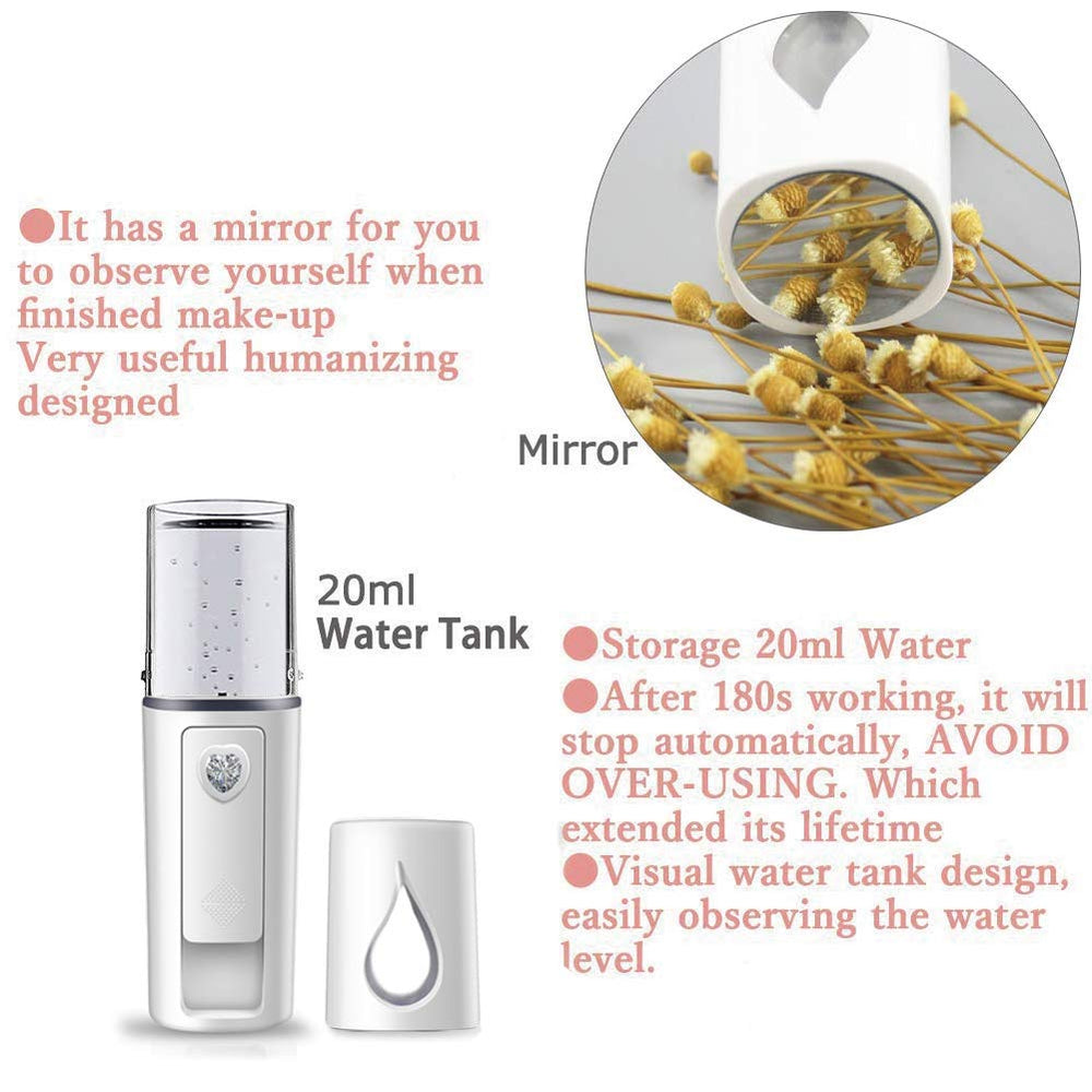 YUNYILAN portable nano mister auto shut-off for safe use.