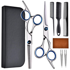 YUQGAOP hair cutting scissors set with straight blades for clean, precise home trims.