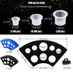 Yuronam tapas pequeñas para tatuaje, ideal para porciones precisas y control de color.