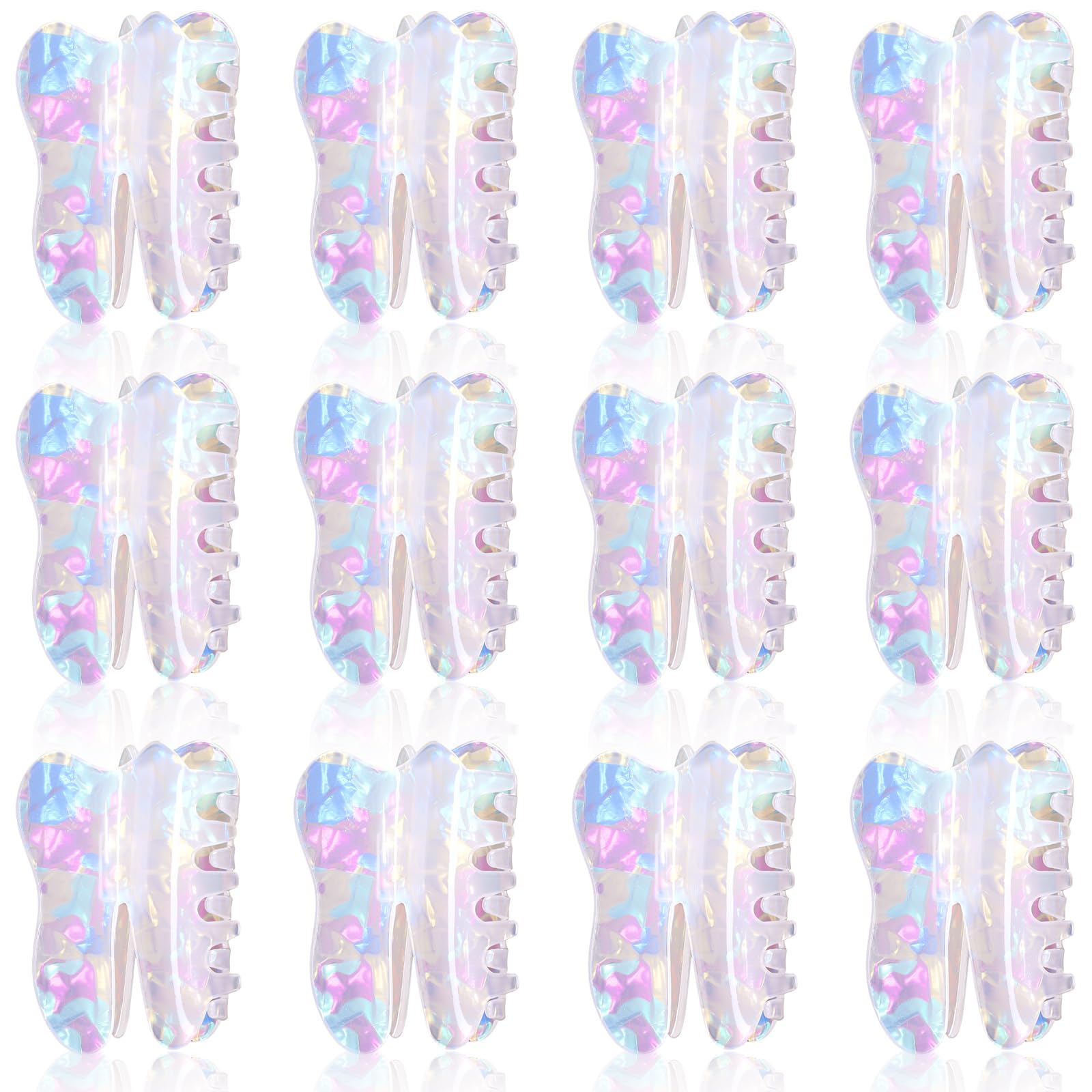 Yuxung tooth-design claw clip for secure grip and playful style.