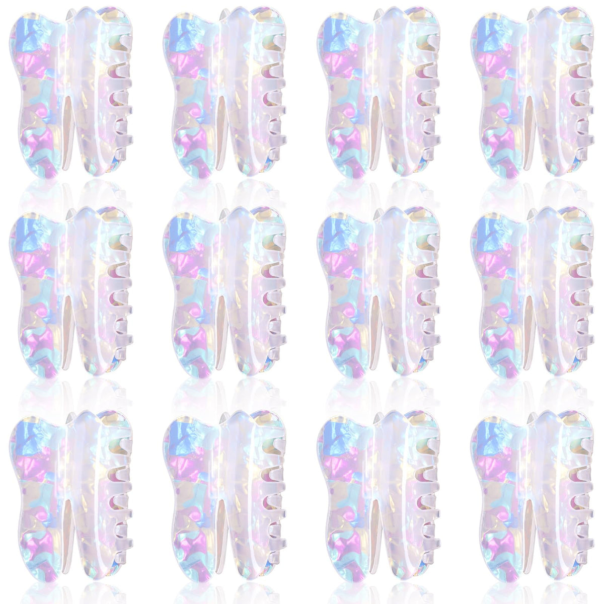 Yuxung tooth-design claw clip for secure grip and playful style.