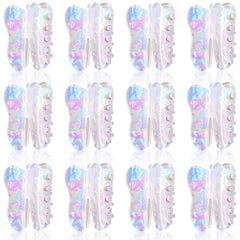Yuxung tooth-design claw clip for secure grip and playful style.
