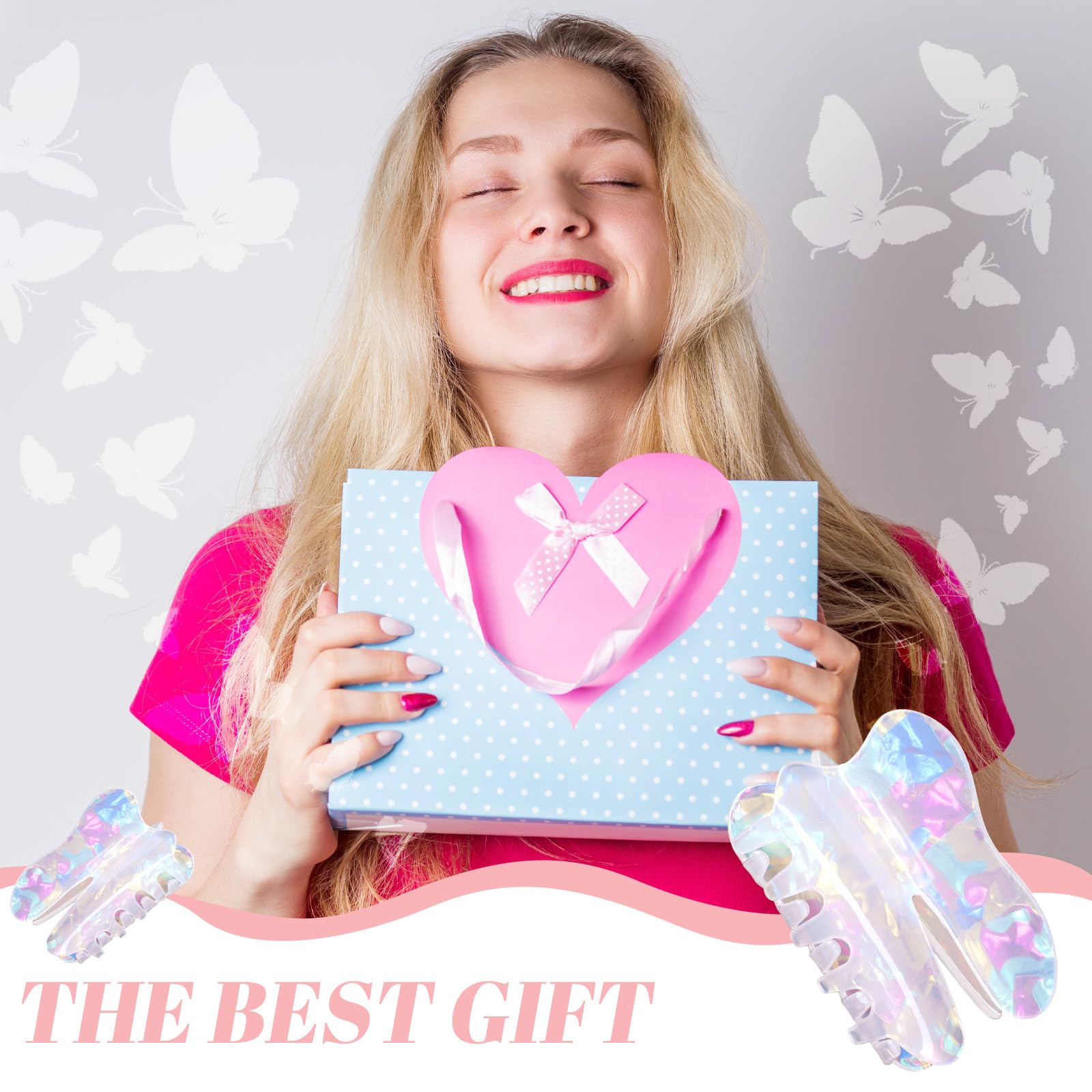 Yuxung quirky tooth clip adds style without snagging.