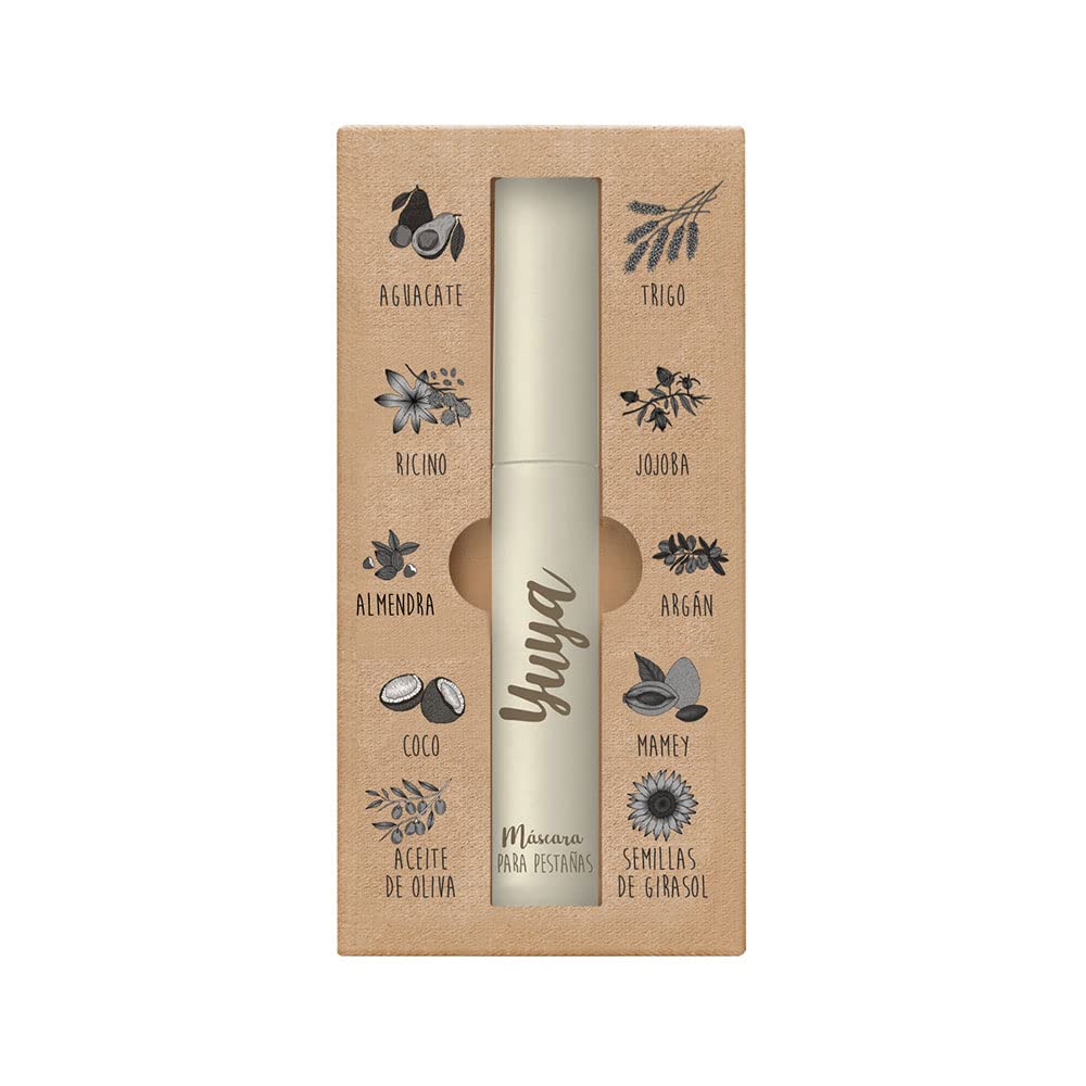 Envase minimalista de YuYa Mascara para uso diario y práctico