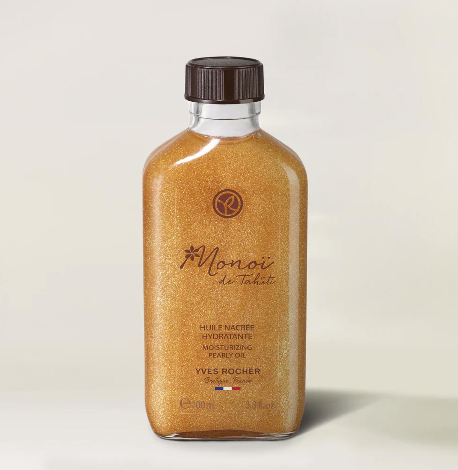 Yves Rocher Monoi Tahiti oil glow for natural radiance with a light touch.