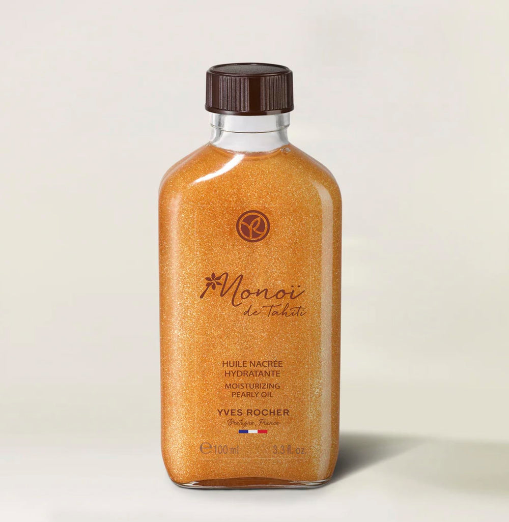 Yves Rocher Monoi Tahiti oil glow for natural radiance with a light touch.