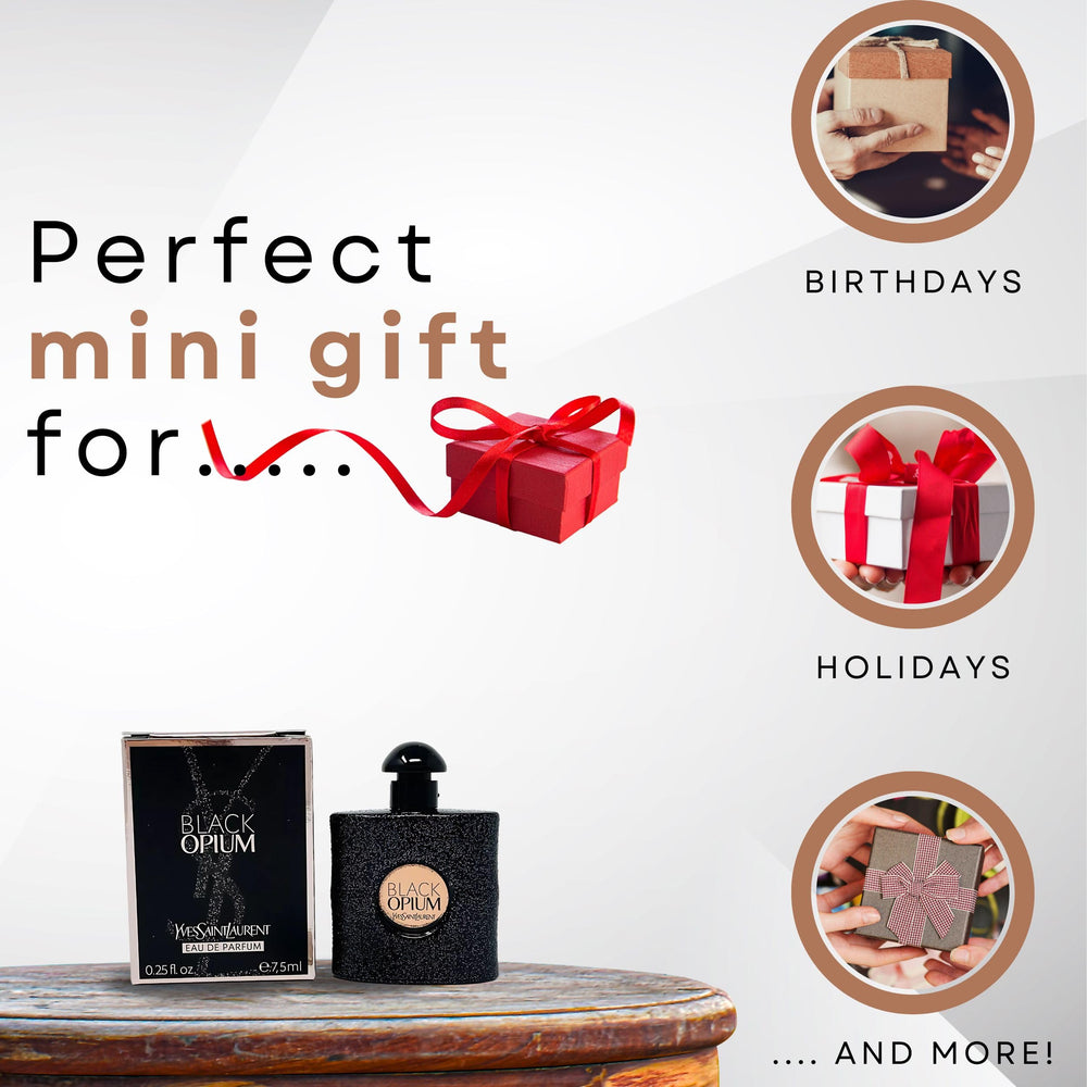 Compact appearance of the bottle; purse-friendly size.