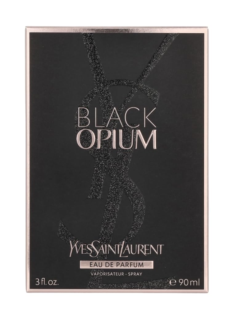 YSL Black Opium vanilla and white flowers balanced heart notes.