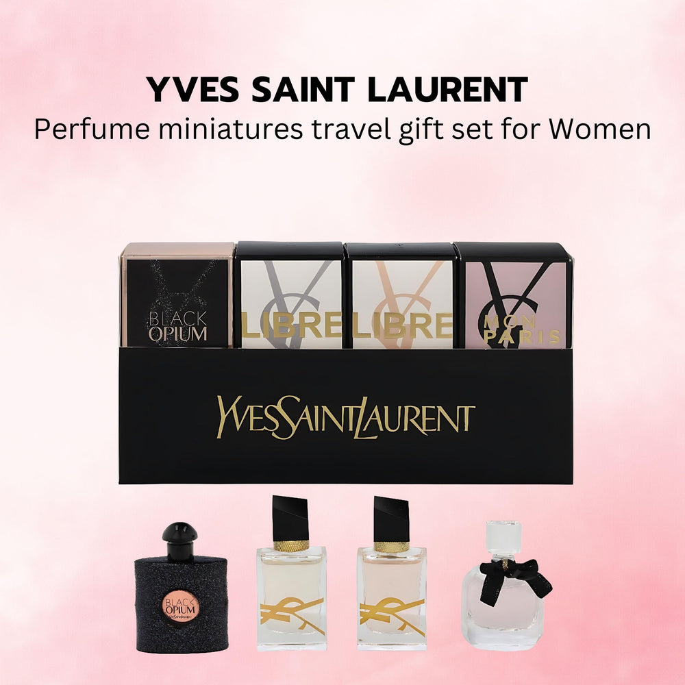 YSL Libre EDP bottle mini set showcases bold florals and layering possibilities