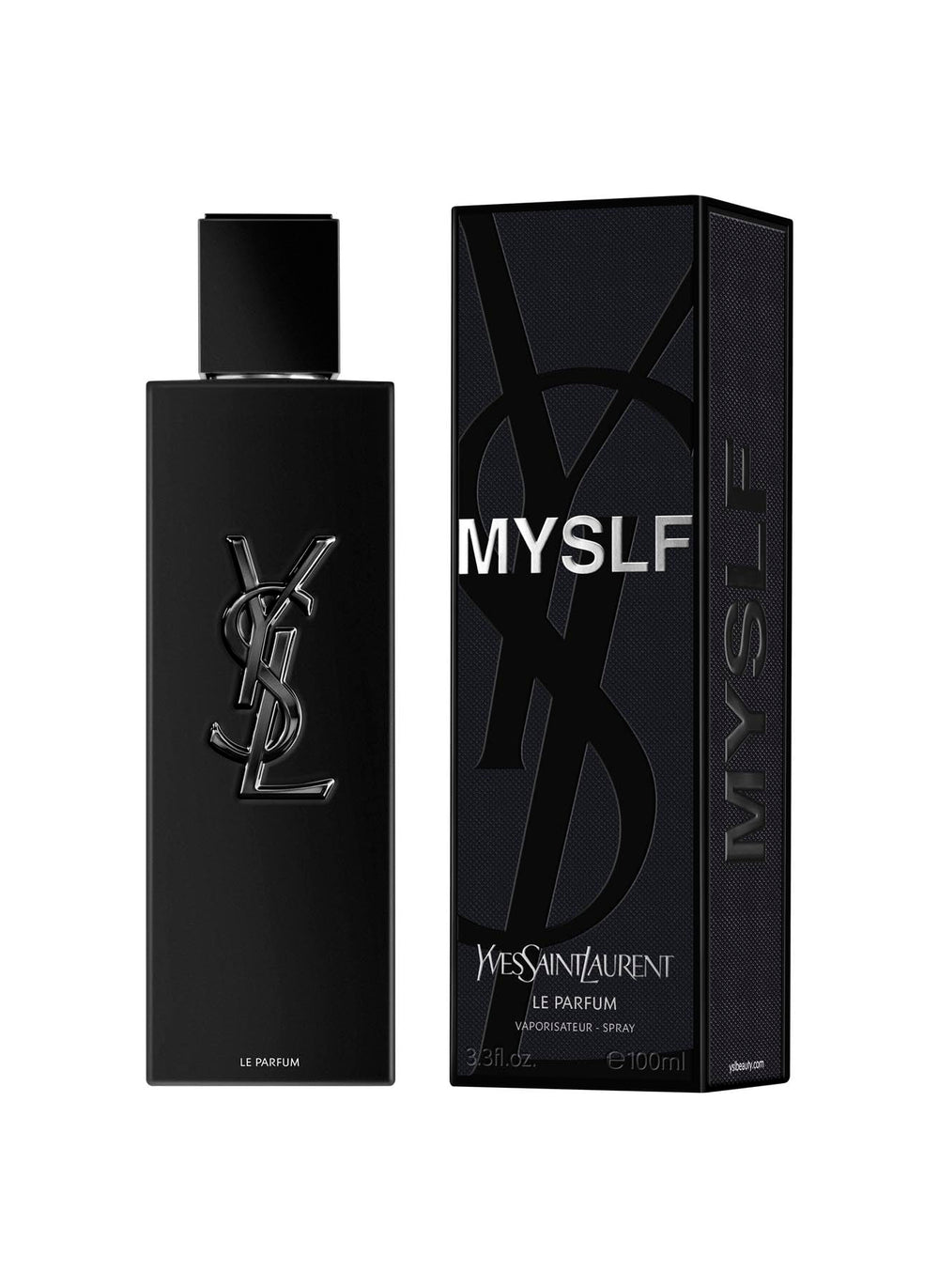YSL Myslf Le Parfum bottle close-up, refined craftsmanship and refill-friendly design