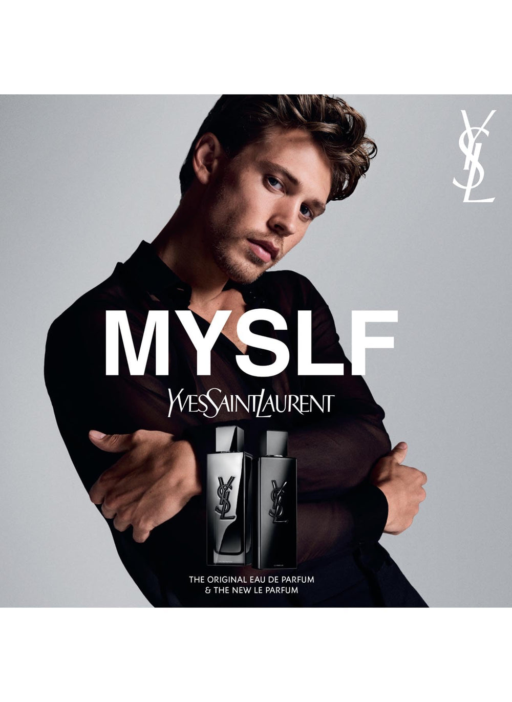 YSL Myslf Le Parfum packaging, luxury presentation and eco-conscious refill