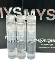 Compact MYSLF Le Parfum samples ideal for scent discovery