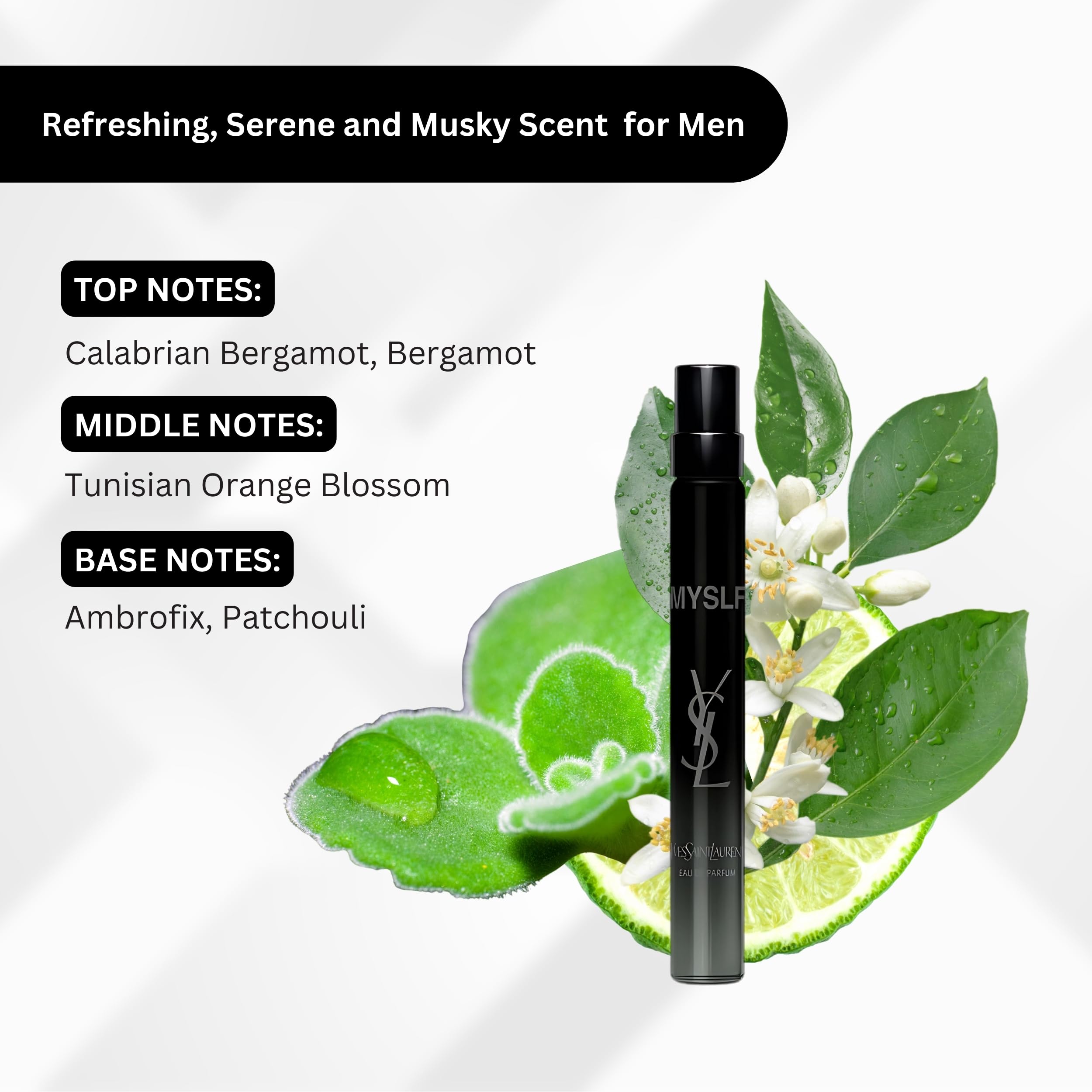 YSL MYSLF travel spray compact design for on the go scent.
