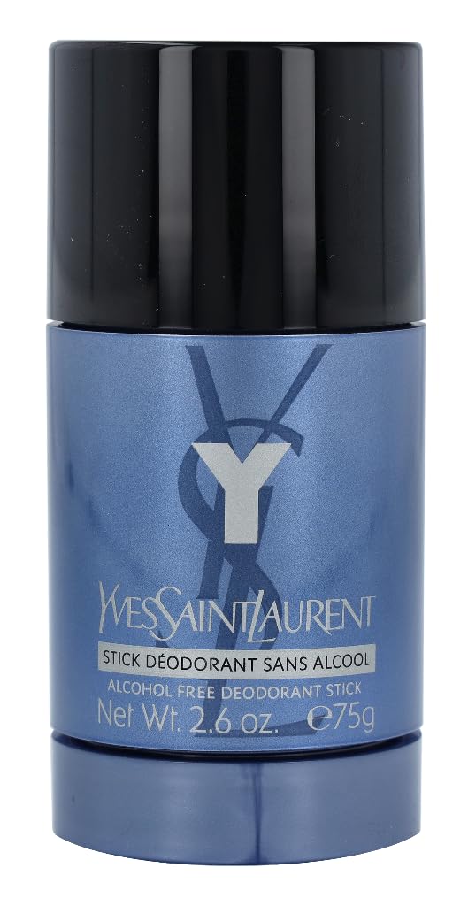 YSL Y Deodorant Stick 75g bottle shown for on-the-go freshness