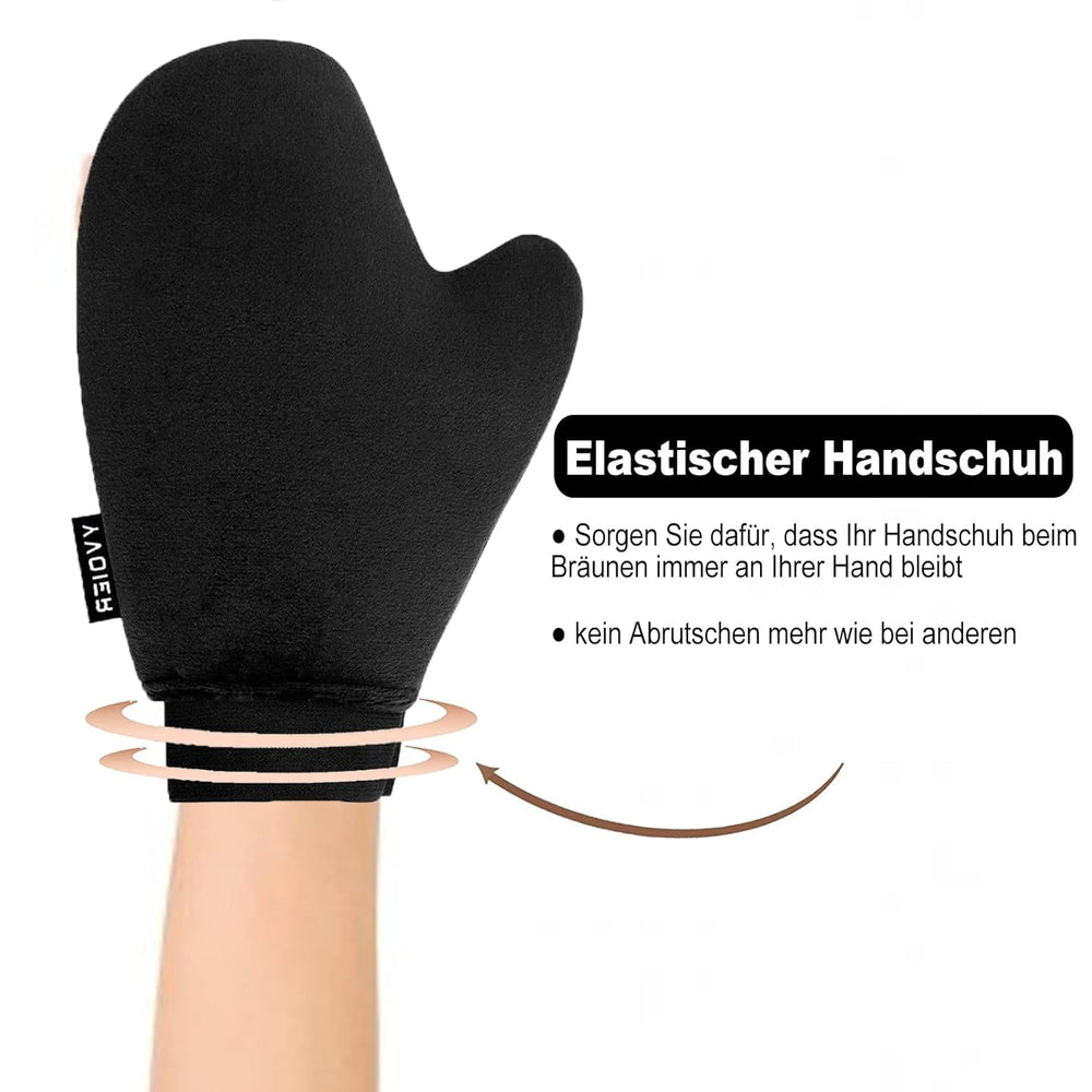 Yvoier double-sided tanning glove designed for both hands and extended life.