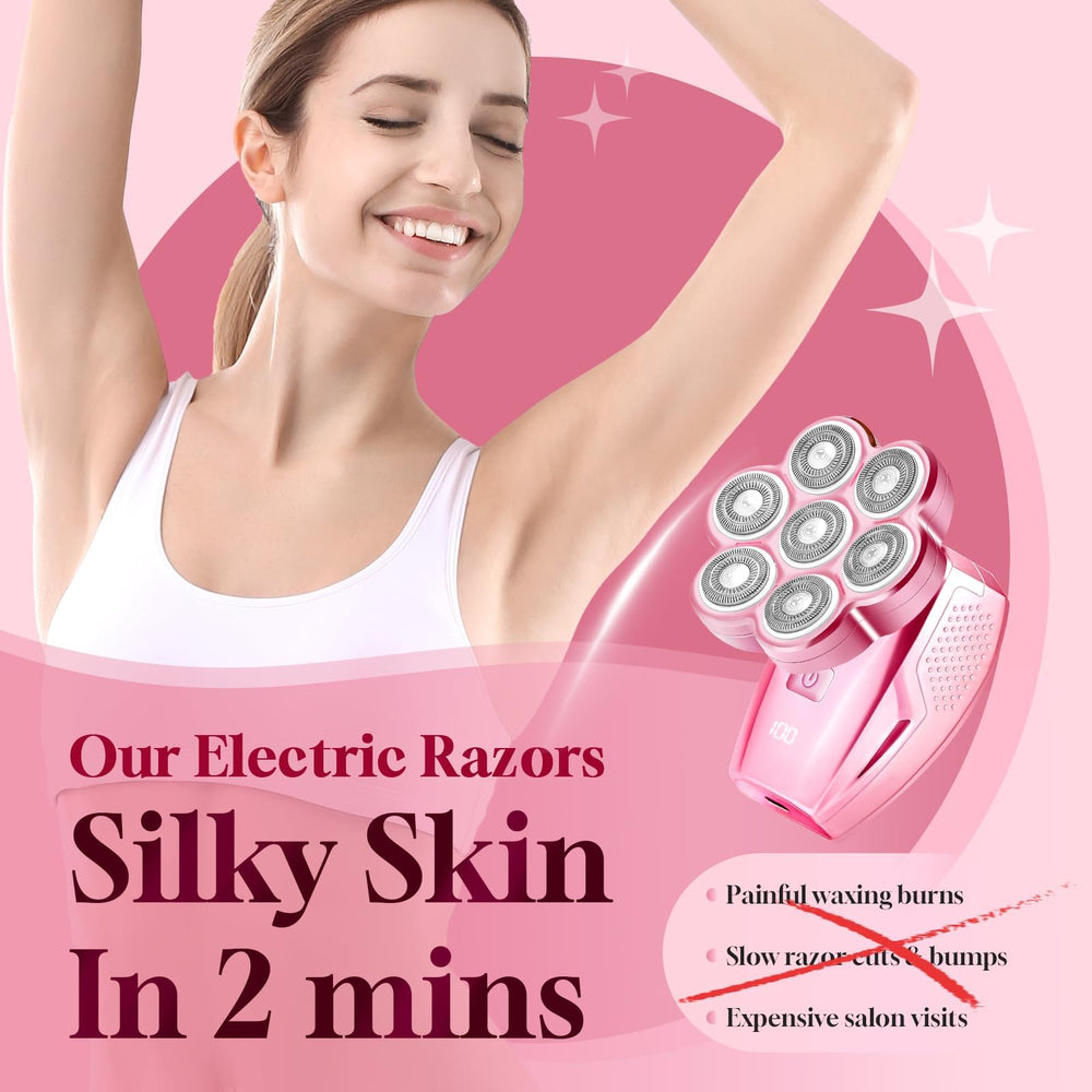 YVTUTW electric razor for women bikini area precision for delicate grooming.