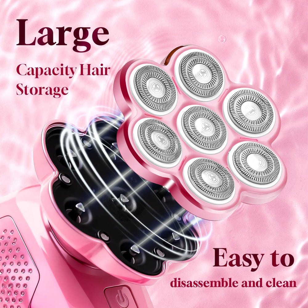 YVTUTW waterproof shaver for both wet and dry use in shower or touchups.