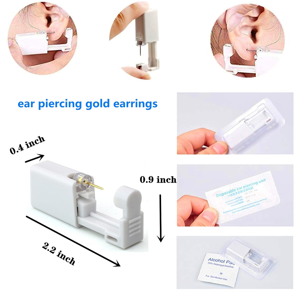 YWDKJGS surgical steel earrings are skin-friendly and durable