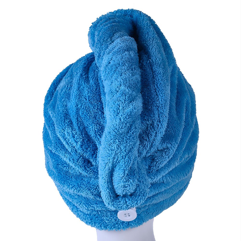 YYXR toalla de microfibra para secado rápido del cabello mojado, absorbente.