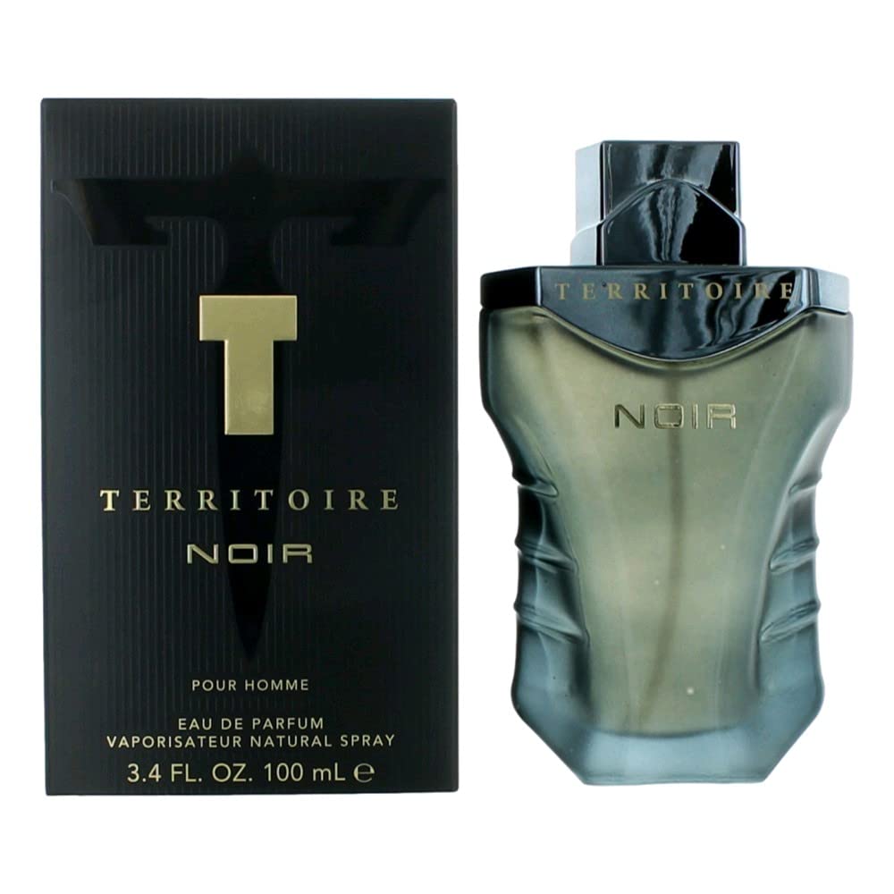 YZY Perfume Territoire Noir bottle front view suggests a bold masculine scent.