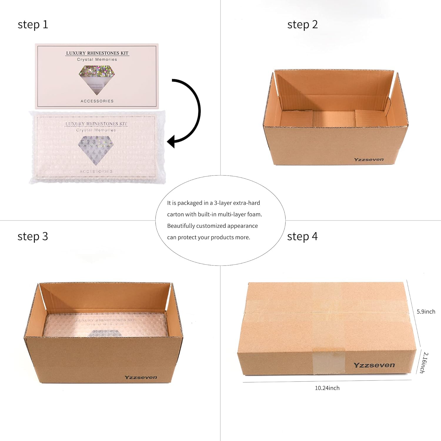 Yzzseven travel-friendly crystal set, lightweight and portable.