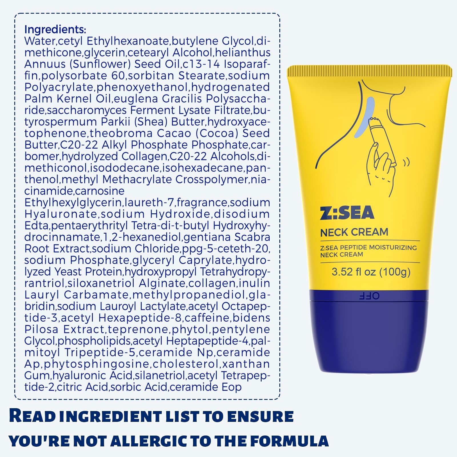 Z:SEA barrier cream delivers hydration without sticky residue.