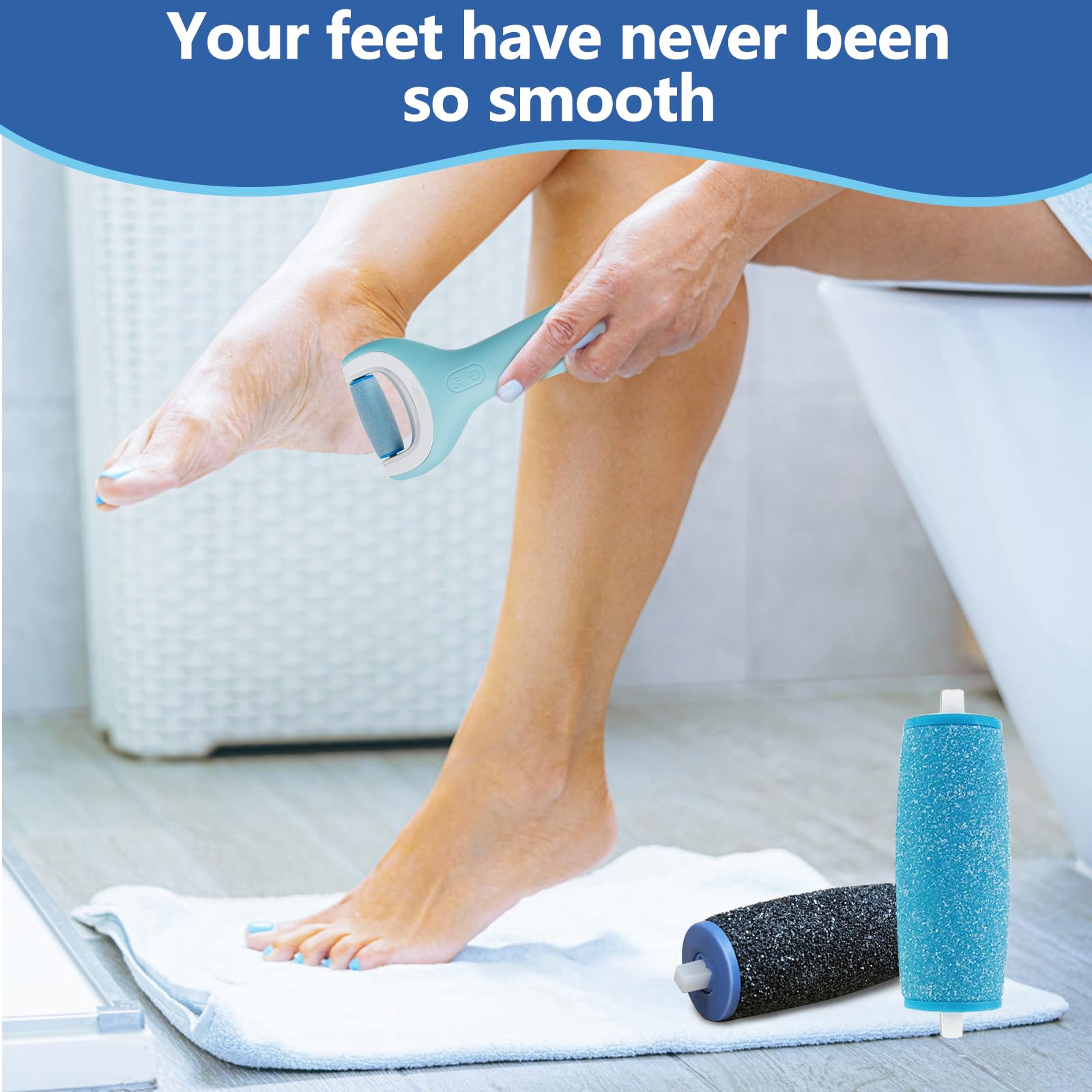 ZABOUL Amop head compatibility with electronic pedicure foot file models.