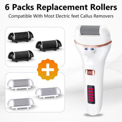 ZABOUL foot callus roller gentle-coarse refill for finishing and daily care
