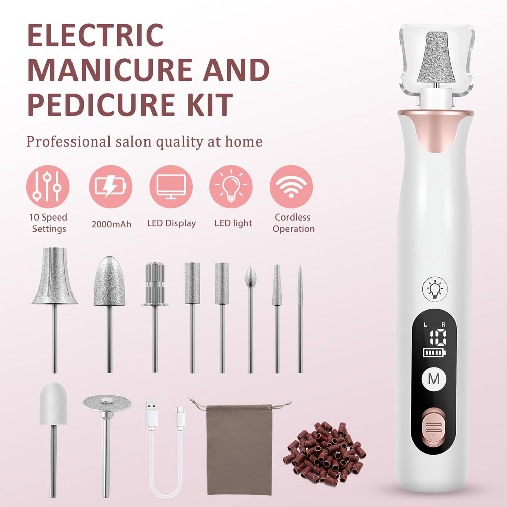 ZABOUL precision bits collection for filing shaping buffing nails
