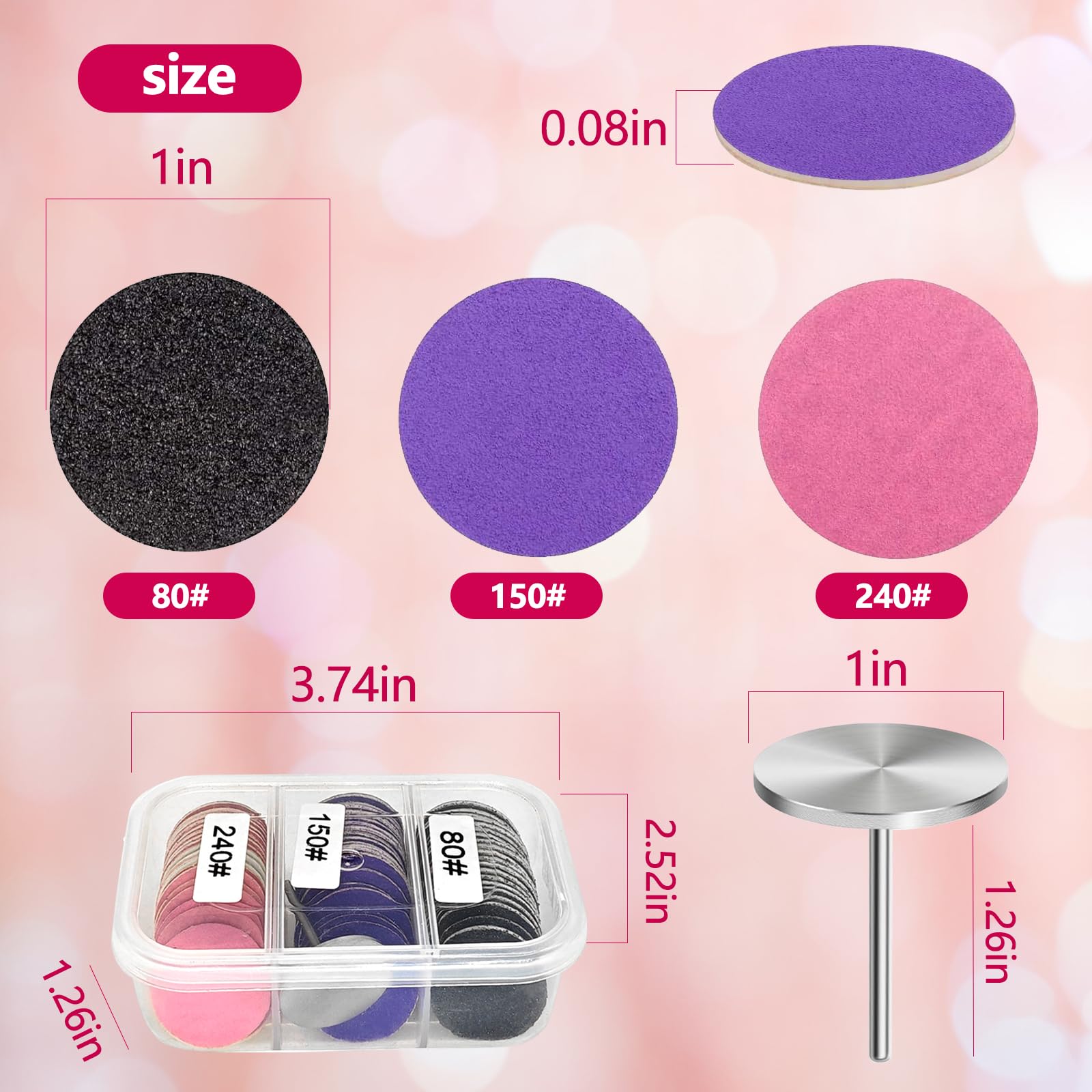 ZABOUL grit-240 sanding disc for fine finishing and polishing.