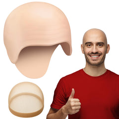 Zadin bald cap for men and women for seamless costume transformations.