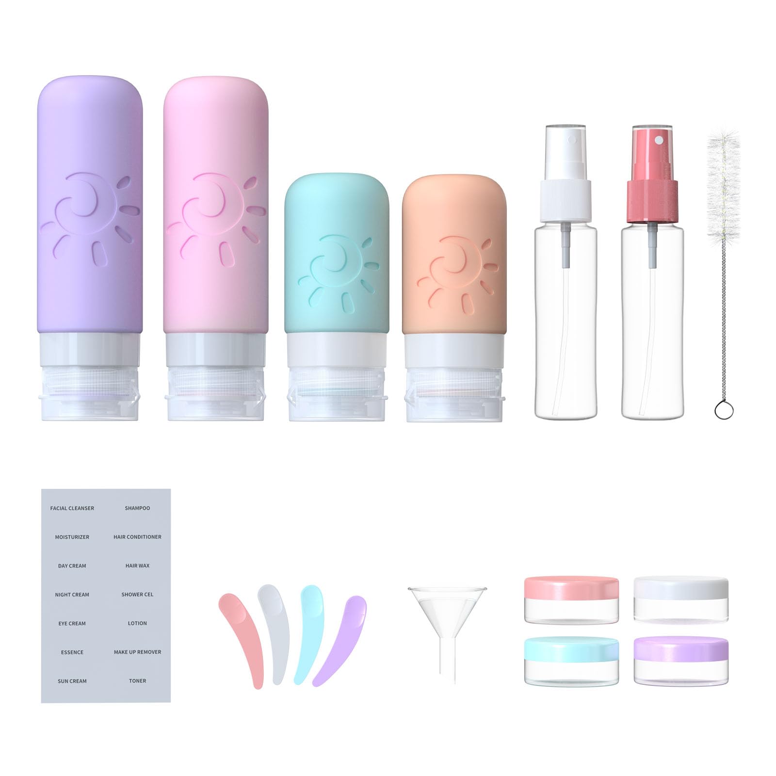 Zafit leak-proof cap design keeps liquids secure in luggage
