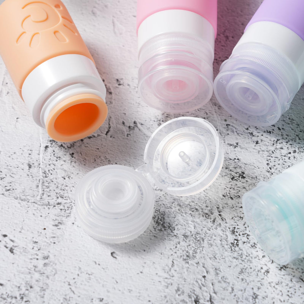 Zafit silicone travel bottles are BPA-free and reusable