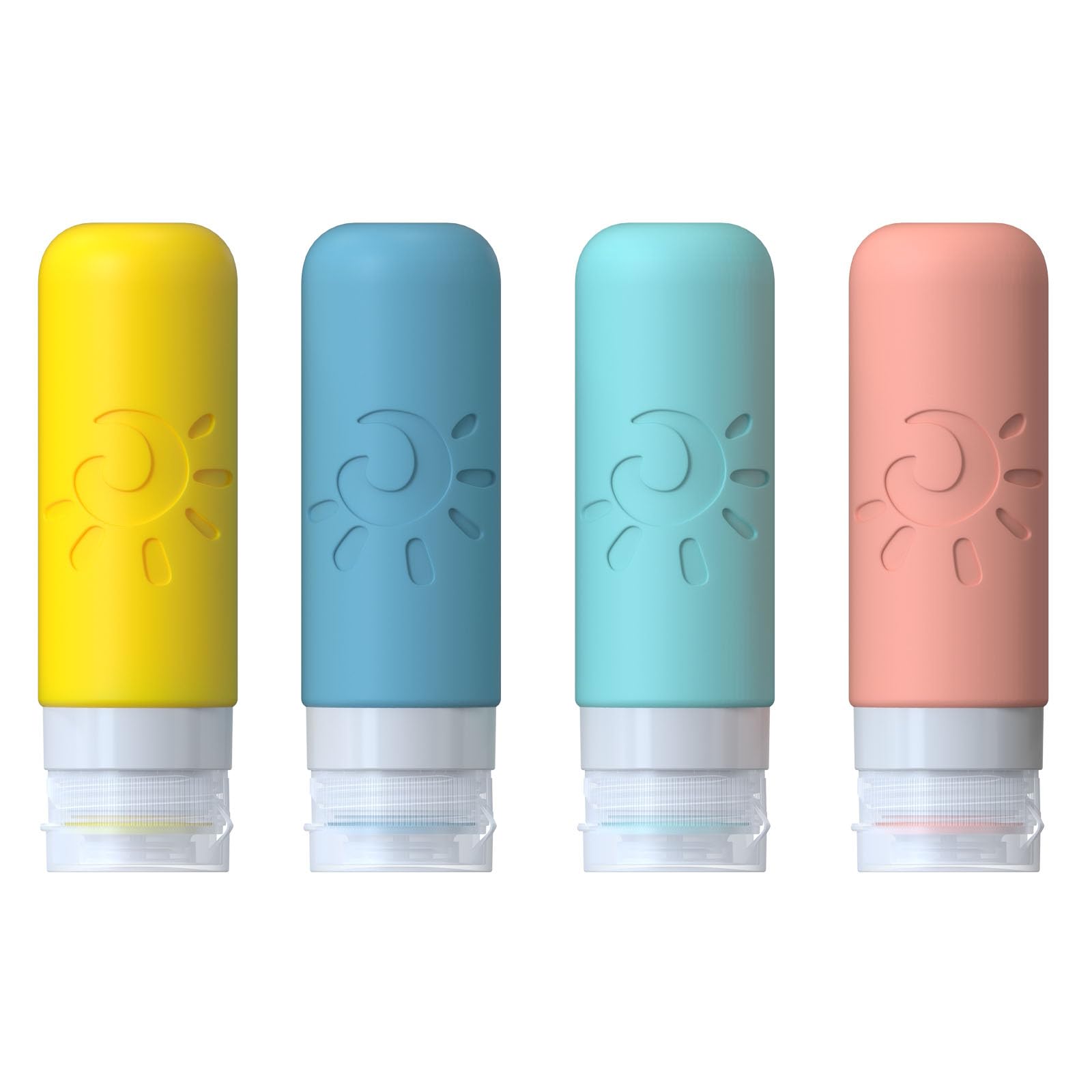 Zafit silicone travel bottles are BPA-free, food-grade and easy to squeeze.