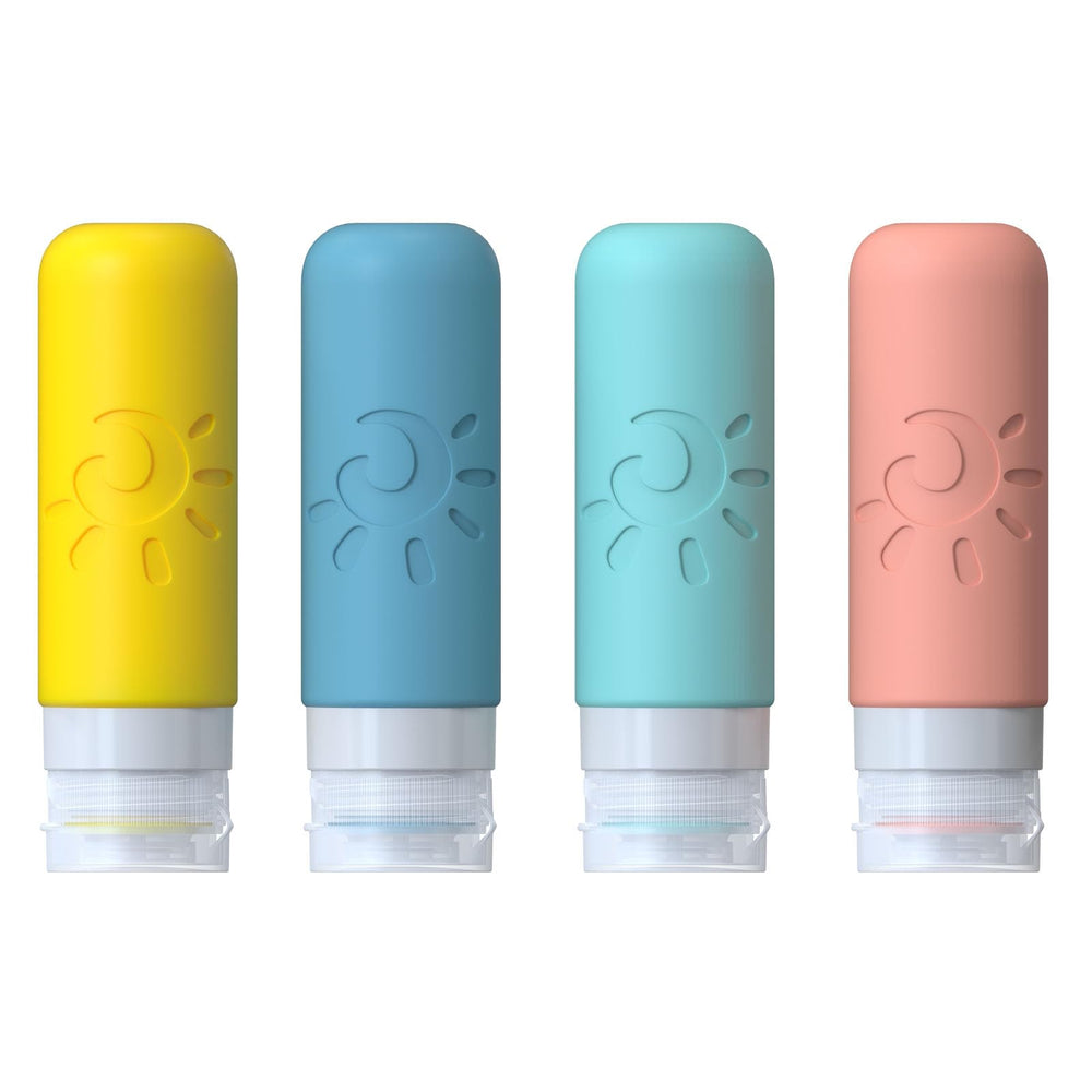 Zafit silicone travel bottles are BPA-free, food-grade and easy to squeeze.
